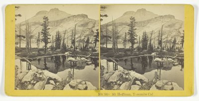 Mt. Hoffman, Yosemite, Cal., 185575. Skapere: Kilburn Brothers, BW Kilburn. av Kilburn Brothers, BW Kilburn