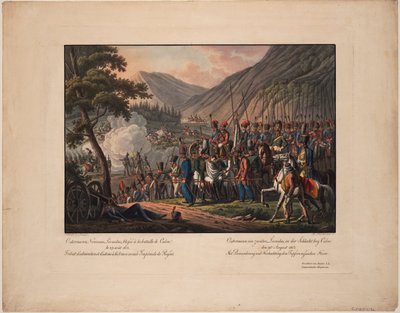 General grev Alexander Ostermann-Tolstoy i slaget ved Kulm 29. august 1813, 1813 av Kilian Ponheimer the Elder