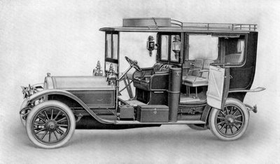 Tegning av en bil, 1911-1912. av Kilmsch and Co.