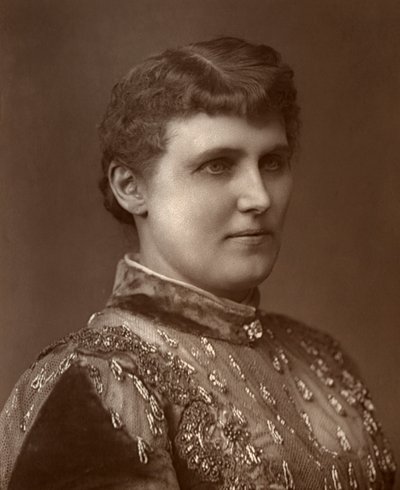 Christina Nilsson, svensk sopran operasanger, 1888 av Kingsbury and Notcutt