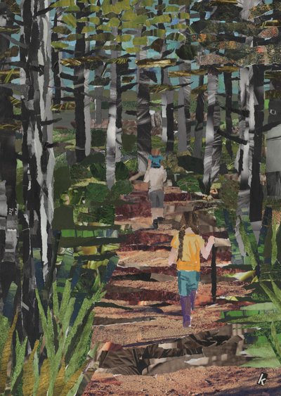 Oranjezon-skogen, Nederland av Kirstie Adamson