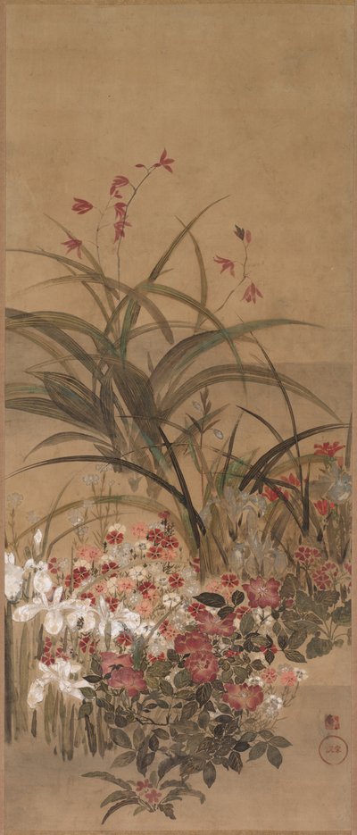 Sommerblomster, midten av 1600-tallet. av Kitagawa Sosetsu
