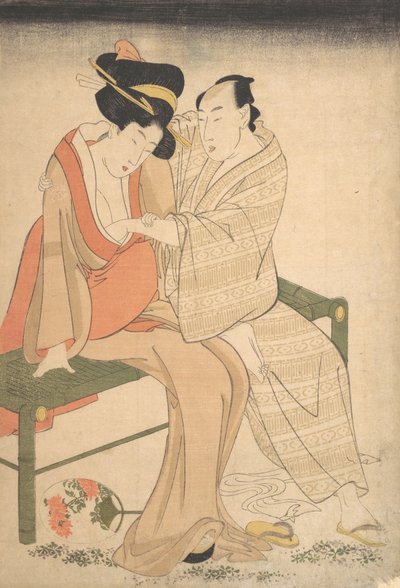 Et par elskere, 1795. av Kitagawa Utamaro