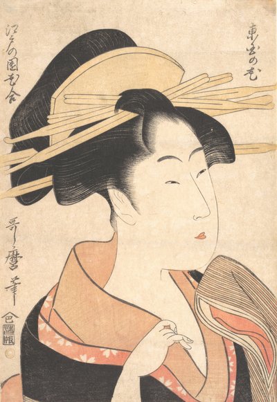 Azumaya no Hana, ca. 1790. av Kitagawa Utamaro