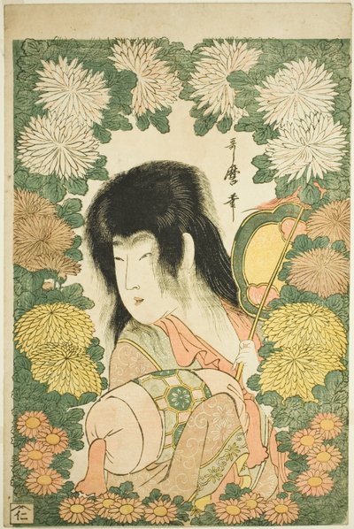 Krysantemumgutt av Kitagawa Utamaro