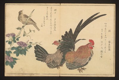 Hane og spyd av Kitagawa Utamaro