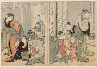 Elegant Pleasures of the Four Seasons, ca. 1782. av Kitagawa Utamaro