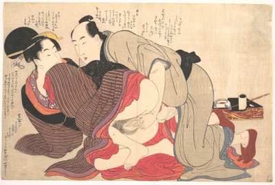 Erotiske trykk av Kitagawa Utamaro