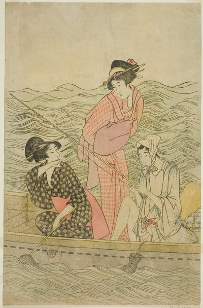 Fiskeutflukt av Kitagawa Utamaro