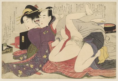 Geisha in kimono met lange mouwen en haar geliefde Negai no itoguchi (series title)   1365957   no       norwegian Successfully Translated  Original: Sea and fog Translat: Sea and fog 1322514 no norwegian Successfully Translated Original: Self portrait in  av Kitagawa Utamaro