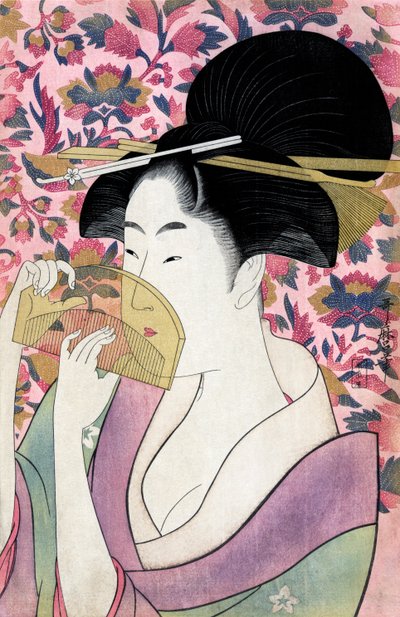 Få full bruk (ko mb) ved Utamaro nordside av Kitagawa Utamaro