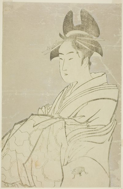 Miyato of tee ogi ya, wo back ts edge ts that camellia plan d research av Kitagawa Utamaro