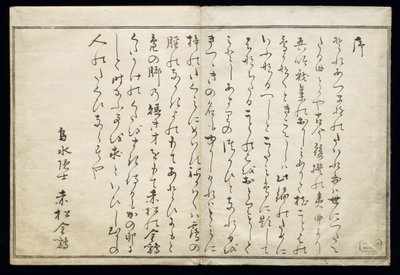 Momo chidori (Myriad fugler), kjent som Bird Book, 1790 (ukiyo-e) av Kitagawa Utamaro