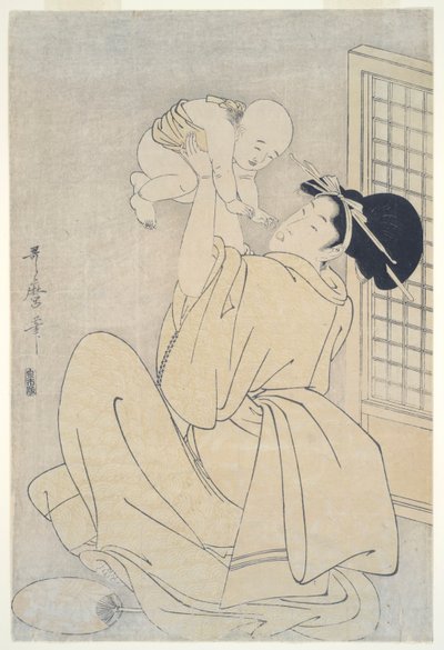Mor og barn av Kitagawa Utamaro