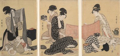 Håndarbeid av Kitagawa Utamaro