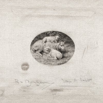 Sauer og lam av Kitagawa Utamaro