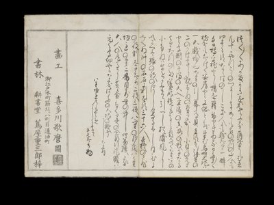 Shiohi no tsuto (Gaver fra Ebb Tide), kjent som Shell Book, 1789 (farget treblokktrykk) av Kitagawa Utamaro