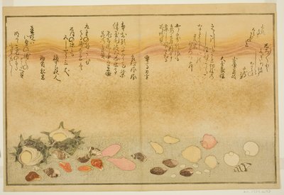 Hvite utside, rynkete linjer, Maclar Street, Yellow Street, Other Street, Sadaei, fra tee st latte d book o k fts fra tee eh b på bakken (bracts of seawater) ” av Kitagawa Utamaro