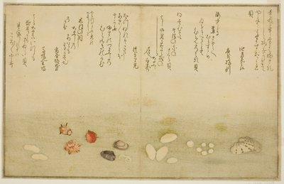 Sudare ute, blomst ute, kirsebærblomst ute, ingen agat, nadeshiko utenfor, idea d Kinuta utenfor, fra tee st latte bracts of the tidevann)" av Kitagawa Utamaro