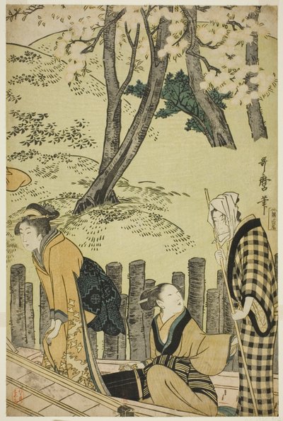 Fyllingen ved Mimeguri av Kitagawa Utamaro