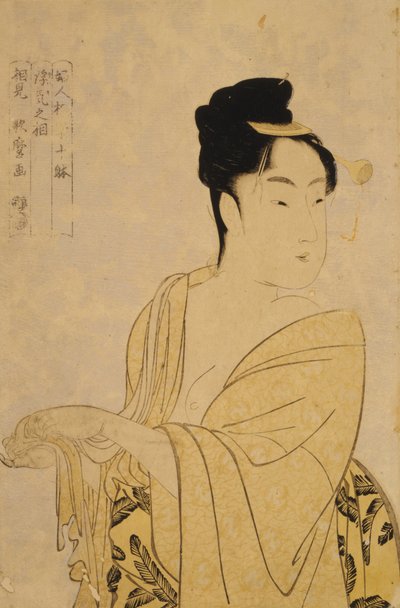 The Fancy-Free Type, fra serien Ten Types in the Physiognomic Study of Women, ca. 1793 av Kitagawa Utamaro