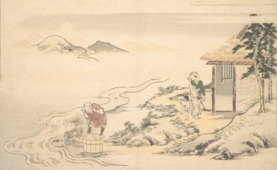 Fullmånen på tidspunktet for Imo-høsten, 8. måned, 1789. av Kitagawa Utamaro