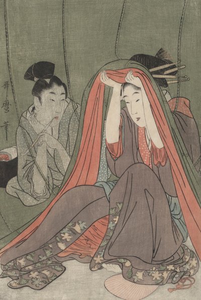 Myggnettet av Kitagawa Utamaro
