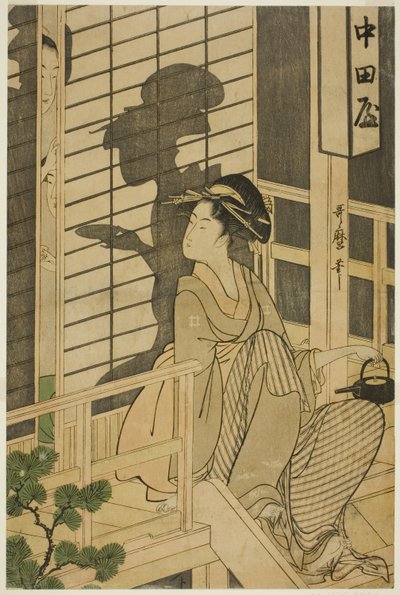 Det østlige tehuset av Kitagawa Utamaro