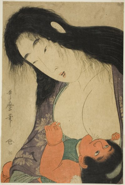 Yamauba amming Kintaro av Kitagawa Utamaro
