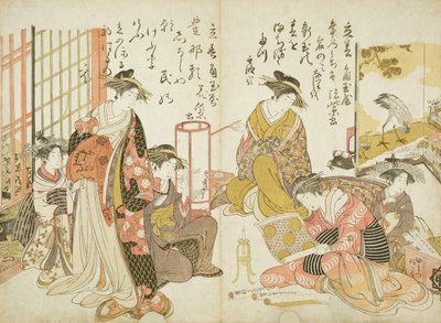 Komurasaki og Hanamurasaki fra Kado Tamaya-huset, fra 