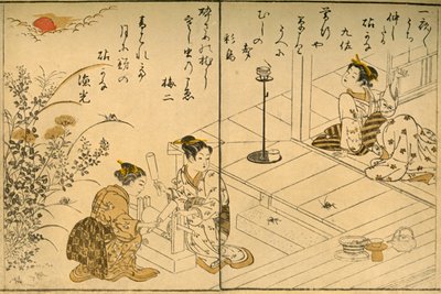 Tee, 1775, 1924. av Kitao Shigemasa