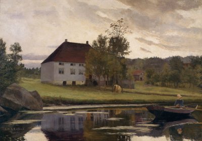 Bossevig, etter solnedgang av Kitty Lange Kielland