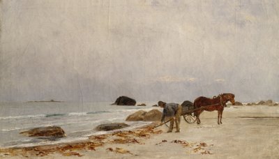 Driving Sea Weed (maleri) av Kitty Lange Kielland