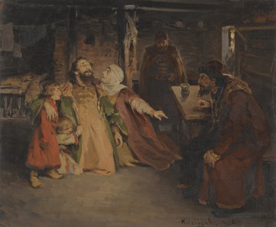 Ivan den grusomme av Klavdi Vasilyevich Lebedev