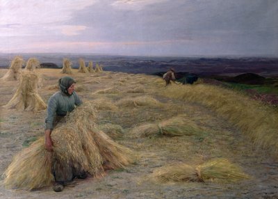 Høsterne, Svinklov-Viildemosen, Jylland av Knud Larsen