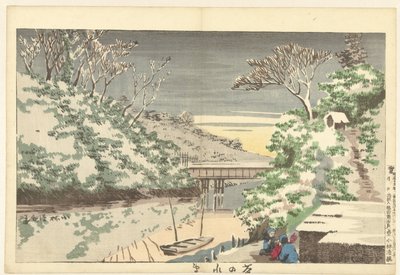 S Hei w Te Ochanomizu Chanomizu Yuki (titt på objekt) av Kobayashi Kiyochika