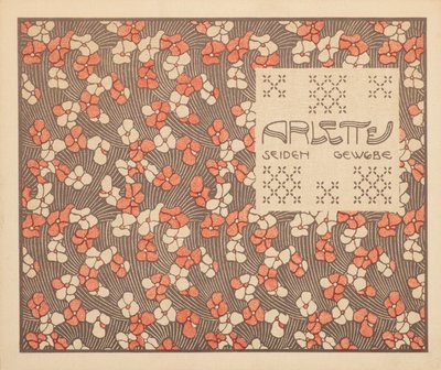 Arlette silkestoff, 1901. av Koloman Moser