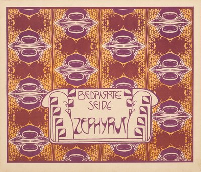 Trykt Silk Zephyr, 1901. av Koloman Moser