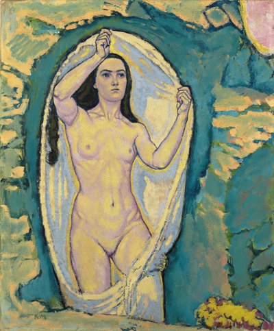 Venus i grotten - Moser, Koloman (1868-1918) - ca. 1914 - Olje på lerret - 75,5x62,7 - Leopold Museum, Wien av Koloman Moser