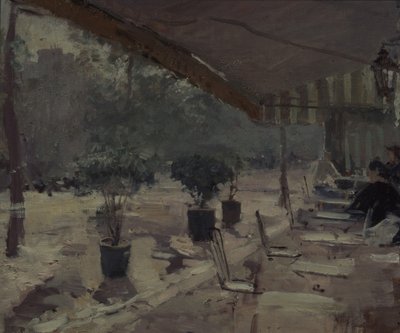 Kafé i Paris, 1890-tallet av Konstantin Alekseevich Korovin