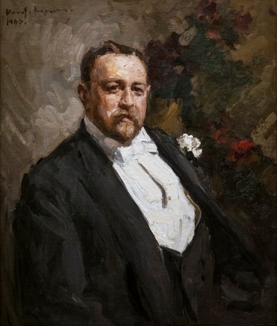 Portrett av Ivan Abramovich Morozov av Konstantin Alekseevich Korovin