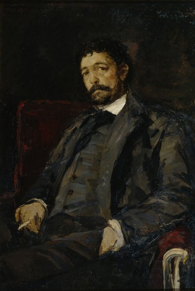 Portrett av operasangeren Angelo Masini 1844-1926 av Konstantin Alekseevich Korovin
