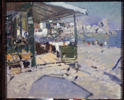 Krimbukta av Konstantin Alekseevich Korovin