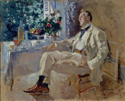 Portrett av sangeren Feodor Ivanovich Chaliapin 1873-1938, 1911. av Konstantin Alexeyevich Korovin
