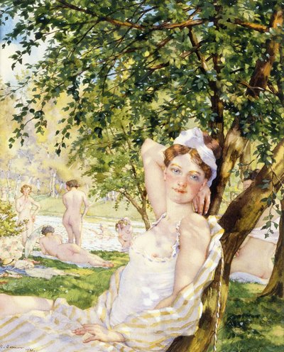 Badende i solen av Konstantin Andreevic Somov
