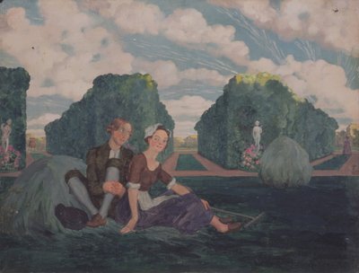 Elskere av Konstantin Andreevic Somov