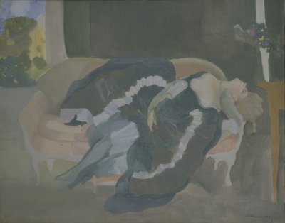Sovende ung kvinne av Konstantin Andreevic Somov