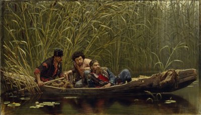 De snuskete mennene, 1882 av Konstantin Apollonovich Savitsky