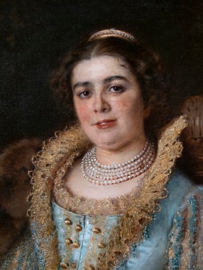 Portrett av Varvara Alekseevna Morozova av Konstantin E Makovskij