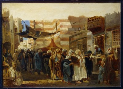 En begravelsesseremoni i Kairo av Konstantin Egorovich Makovsky